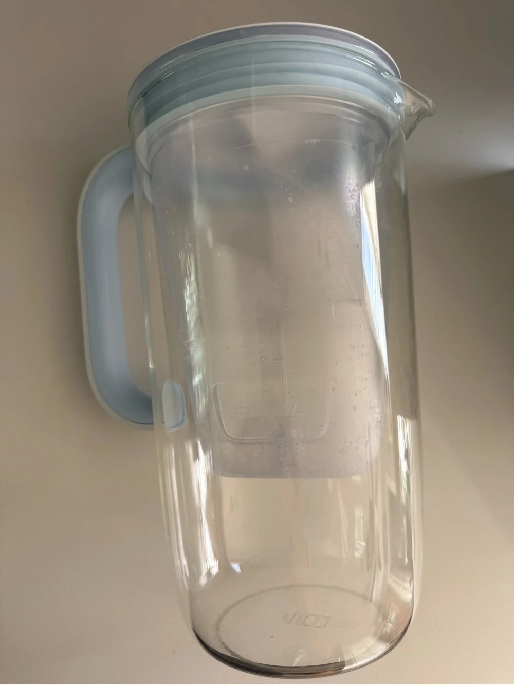 BRITA Glass One 2.5L Water Filter Pitcher Light Blue European Model